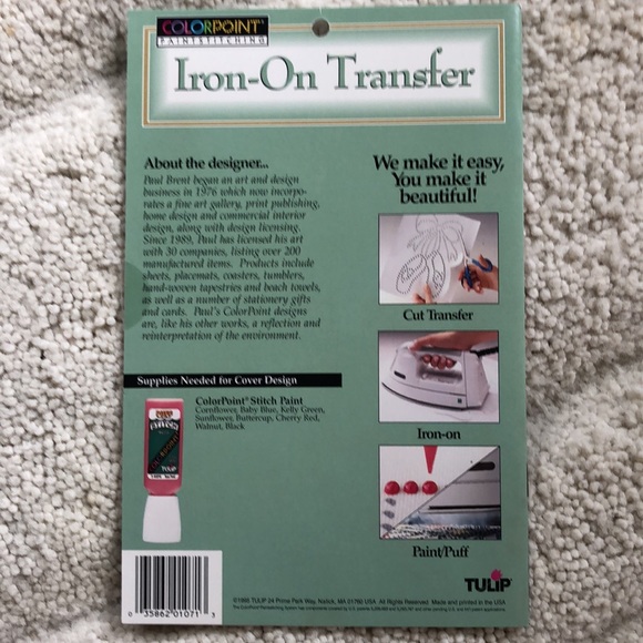 3 NWT fun sets of iron fabric designs for decorate - Picture 12 of 12